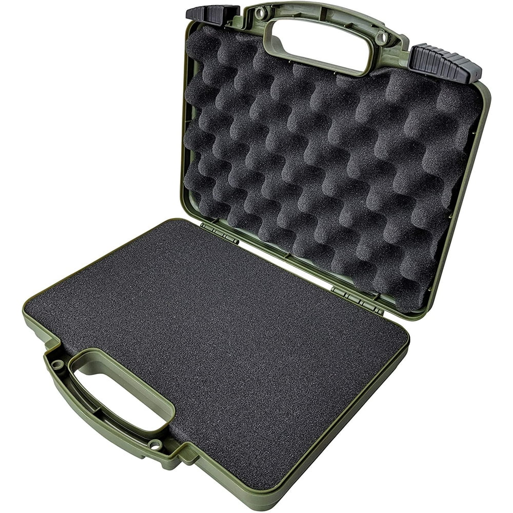 Cedar Mill Fine Firearms GREEN Pick and Pluck Foam Hard Lockable