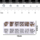 thumbnail image 2 of Rhinestone Nail Art Jewel Craft Crystal Glass Ornament para uñas Ormromra CPB-US-CJZ233-7, 2 of 5