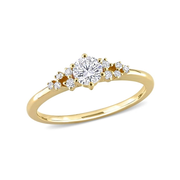 Everly Women's Diamond 10K Yellow Gold Engagement Ring
