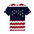 thumbnail image 5 of NAISIBABY Boys 4th of July T-Shirt, Short Sleeve Soft Fashion Round Neck Summer Patriotic Graphic Tee Multicolor Size 10, 5 of 5