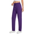 thumbnail image 3 of Fantaslook Womens Pants Stretch Knit Casual Lounge Pants Drawstring Athletic Work Pants with Pockets, 3 of 10