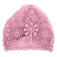 thumbnail image 1 of Turbante Moda Hermoso Único Retráctil Musulmán Bordado Rebordear Sombrero Femenino RegaloRosa Claro, 1 of 5