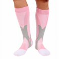 thumbnail image 2 of Women Men Leg Support Stretch Compression Socks Running Sports Stocking, 2 of 5