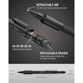 thumbnail image 2 of Nicpro 3Pcs 0.5mm Metal Mechanical Pencils Set, with 6 Tube HB Lead Refills, 3 Eraser, 6 Replaceable Eraser, Come with Case, 2 of 7