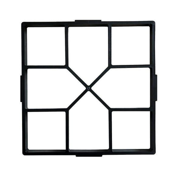 Lishi DIY Paving Concrete Mold for Stepping Stone Slabs in Garden Patio or Aisle, Pathmate Pavement Mold 45x45 cm