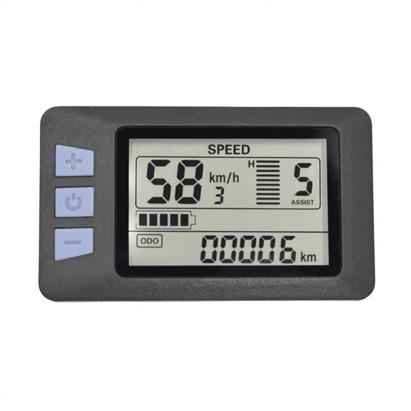 New Arrivals P3H LCD Display Meter Dashboard 24V 36V 48V 60V Electric Bike Panel for Scooter(SM)