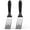 2 PCS SLOTTED, variant on Small Spatula 2 Pieces, Mini Serving Spatula for Kitchen Use, Metal Spatula for Serving and Turning, Ideal for Pancakes, Brownies, Desserts, Cookie, Eggs or Small Pan