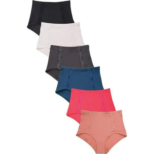 Women Intimate Sets Seamless Girdle, Multi Color Medium Pack of 6