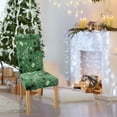 thumbnail image 5 of HongHeng Christmas theme Stretchy Parson Chair Slipcovers for Dining Room Chair seat Covers Chair Protectors for Party Pet Protection Universal Fit Soft Polyester Xmas Decorations, 5 of 6