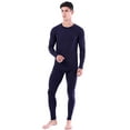 thumbnail image 2 of LANBAOSI Men Thermal Underwear Set Winter Top & Bottom Ultra Soft Male Long John Set Size 3X-Large, 2 of 5