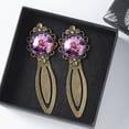 thumbnail image 3 of Petal flowers Elegant Vintage Copper-Colored Lace Bookmarks - Stainless Steel Book Accessories for Book Lovers - Set of Two Bookmarks, 3 of 5