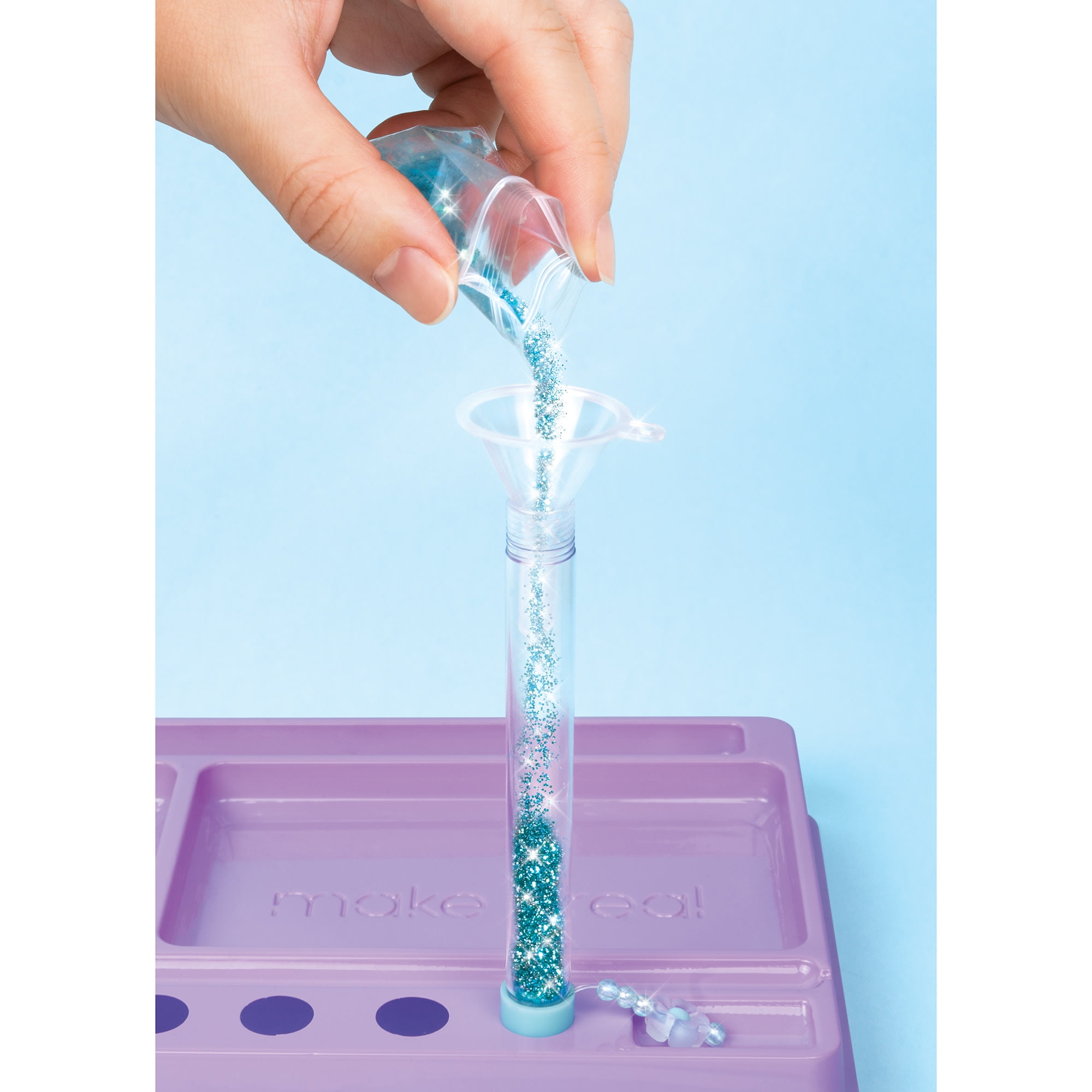Make It Real: DIY Floaty Pens - Make 3 Sparkly Pens, Customize With Glitter & Charms, Tweens, Girls & Kids Ages 8+