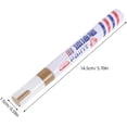 thumbnail image 6 of 6Pcs Oil Based Golden Paint Pens for Tombstone Repair, Waterproof Marker Pens for Restoring Faded Grave Inscriptions & Lettering on Granite Headstones, Ceramic, Mugs Outdoor Stone Surfaces, 6 of 6