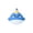 A, variant on dgysar 6-Pack Cute Ocean Themed Squeaky Dog Toys Natural Latex Puppy Chew Toys for Small Medium Dogs Interactive Squeak Toys for Teeth Cleaning Boredom Relief Hermit Crab Whale Dolphin E 1PC