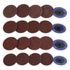 80 Pcs 2'' Roloc Quick Change Discs Roll Lock Surface Conditioning R-Type Sanding Discs Assorted 60 80 120 240 Grit