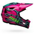thumbnail image 1 of BELL : SANCTION 2 DLX MIPS : BONEHEAD GLOSS PINK/TURQUOISE : M, 1 of 1