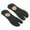 Dark Gary, variant on 1 Pair of Socks Men's Toes 2 Invisible Foot Guards Socks Low Cut , Black, as described