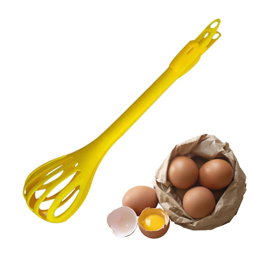 1pc, 2in1, Egg Beater, Plastic Egg Beater, Egg Whisk, Manual Egg Beater,  Multifunctional Egg Whisk, Food Tongs, Noodles Tongs, Bread Tongs, Kitchen  Tool, Kitchen Stuff