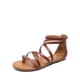 thumbnail image 1 of Sandalias DREAM PAIRS DWUMFS2502 marrón planas con tiras talla 11, 1 of 8