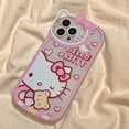thumbnail image 5 of Sanrio-fundas de Hello Kitty para iPhone, cubierta transparente de dibujos animados de lujo para mujer y niña, 15, 14, 13, 12, 11 Pro Max, XR, XS, 7, 8 Plus, SE, Y2K, 5 of 5