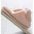 thumbnail image 7 of Women Cute Rabbit Ear Plush Slippers House Non-Slip Fluffy Bunny Slipper Indoor Warm Plush Animal Shoes, 7 of 7