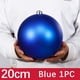 thumbnail image 5 of Matte Ornament Shatterproof Proof Plastic Drilled Cap With Floral Christmas Ornaments For Tree Decor, 5 of 6