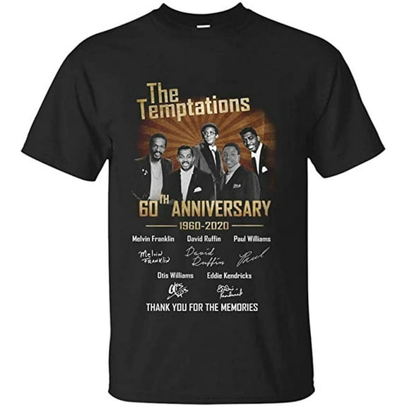 The Temptations 60th Anniversary Thank You The Memories, T-shirt, ANANDHIS