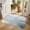 Blue, variant on Half Circular Door Mat 20"x31.5", Orange Gray Pumpkins Fall Absorbent Non Slip Front Door Mat, Thanksgiving Botanical Diatomaceous Entryway Rug for Indoor Patio Living Room Kitchen Door Entrance