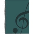 thumbnail image 1 of MAXCURY Music Manuscript Staff Paper Notebook 100 Pages 26x19cm Water Blue Ocean Blue, 1 of 6