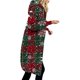 thumbnail image 1 of Puntoco-Chaqueta con capucha para mujer, suéter con capucha de manga holgada con estampado de Feliz Navidad, Chaqueta larga, liquidación de Navidad Puntoco Puntoco-1570, 1 of 6