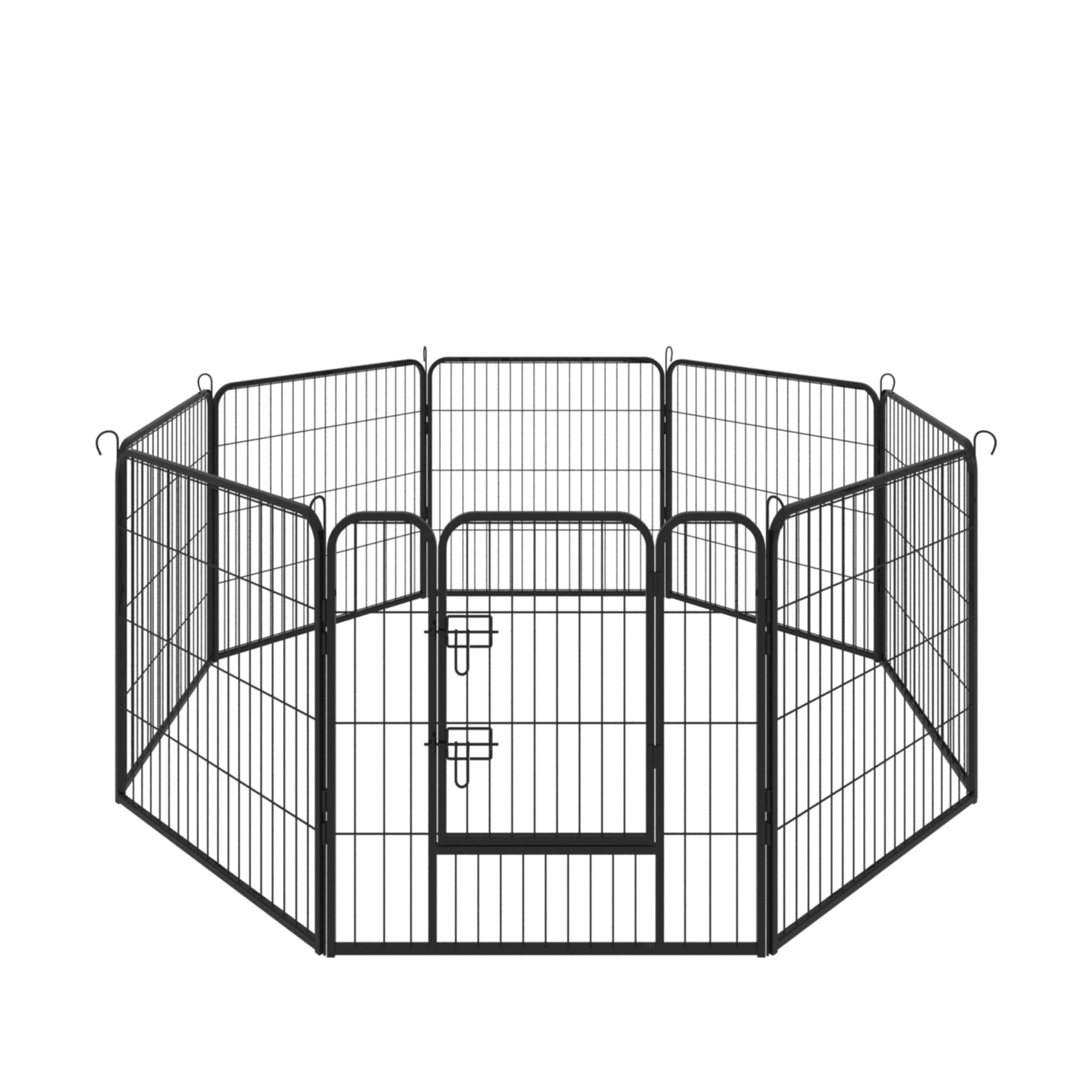 8 Panels Dog Playpen,32" Heavy Duty Height Dog Playpen, Outdoor/Indoor