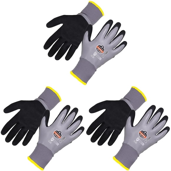 Guantes de trabajo de invierno Ergodyne ProFlex 7501, impermeables, grises
