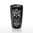 thumbnail image 1 of Alchemy Gothic MRDWM3 5.91 in. Purrfect Brew Double Walled Mug, Black - 12 oz, 1 of 1