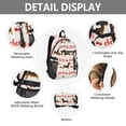 thumbnail image 4 of JIALIOU 14" Laptop Backpack Waterproof Airline Approved Stylish Casual Daypack for Travel Business College Work, Dachshund and Cherry, 4 of 8