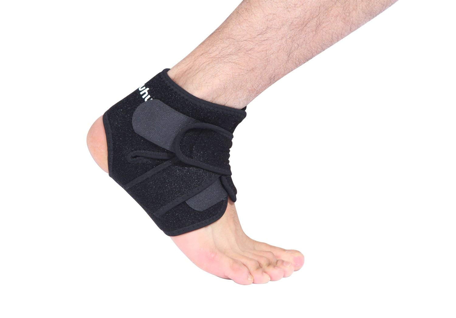 Ohuhu Ankle Brace Breathable Ankle Support Ankle Protector,Black