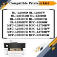 thumbnail image 2 of TN-630 TN630 Toner Cartridge, Compatible for Brother HL-L2300D HL-L2305W HL-L2315DW HL-L2320D HL-L2340DW HL-L2360DW HL-L2380DW MFC-L2680W MFC-L2685DW MFC-L2700DW Printers, 2 of 7