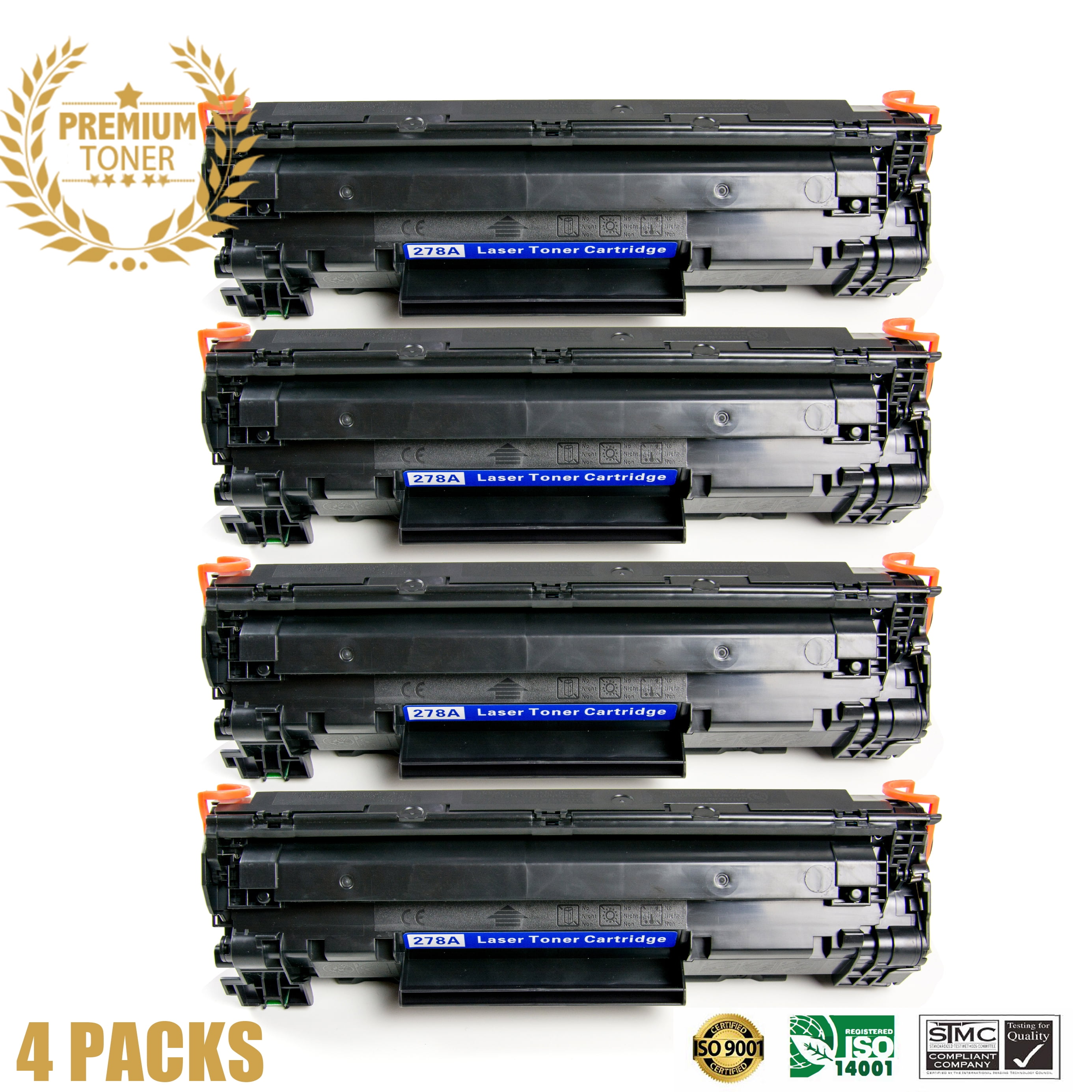 Ultra Toner™ 4 Packs Deal Compatible Superior HP 78A (CE278A) Black
