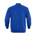 thumbnail image 5 of Men's Sweatshirt Full Zip Up Stand Collar No Hood Casual Jackets with Pockets Long Sleeve Mock Neck Fall Warm Coats, XL, 5 of 10