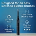 thumbnail image 3 of Oral-B iO Series 2 Electric Toothbrush, Pure White & Night Black, 2 Ct, 3 Heads, 3 of 5