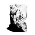 thumbnail image 4 of WZXFASHION Débardeur Mode Femme Confortable Imprimé Col Rond jusqu'à 50 % de Réduction, 4 of 5