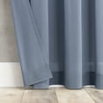 thumbnail image 4 of Archaeo 100% Cotton Sheer Curtain, 50"x84", Denim Blue, 4 of 8