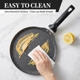 thumbnail image 6 of Innerwell 11 Inch Granite Coating Nonstick Comal Pan, Flat Skillet for Tortillas, Crepes, Pancakes, Roti and Dosa, Large Round Griddle for All Stovetops, 6 of 10