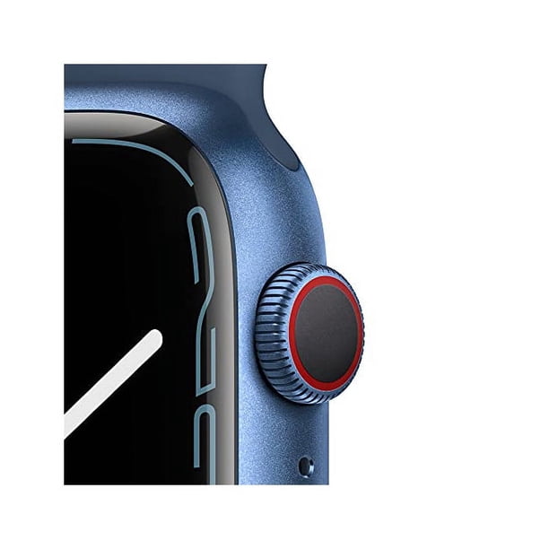 Apple Watch Series 7 GPS + Cellular, 45mm Blue Aluminum Case with