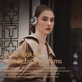 thumbnail image 5 of Retro Over-Ear Wireless Headphones Bluetooth 5.4 with Mic 40MM Dynamic Driver HIFI Sound Lightweight For Small Head Design OOTD, 5 of 26