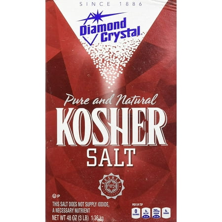 Scented Salt Crystals - and Natural Kosher Salt, 48oz (Pack of 3) Diamond Crystal Pure