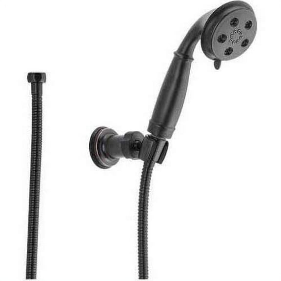 Delta Traditional Hand Shower Package Includes Hand Shower, Holder, and Hose, Available in Various Colors