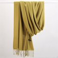 thumbnail image 1 of Fashion Solid Color 2021 Designer Women Scarf Winter Hijabs Tassels Long Lady Shawls Cashmere Like Pashmina Hijabs Scarves Wraps, 1 of 5