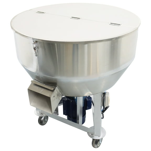 150kg/330Lbs Vertical Feed Mixer Feed Mixer 220V Granular Plastic Mixer 201 Stainless Steel