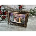 thumbnail image 4 of Raz Imports 9.75" Dogs Watching Santa Lighted Water Picture Frame, 4 of 6