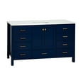 thumbnail image 2 of Horizon 60" Single Bathroom Vanity with Royal Blue Cabinet and Engineered White Top, 2 of 5